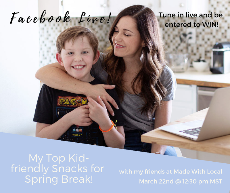 Sarah Remmer, RD and her kiddos' fave Spring Break snack ideas!