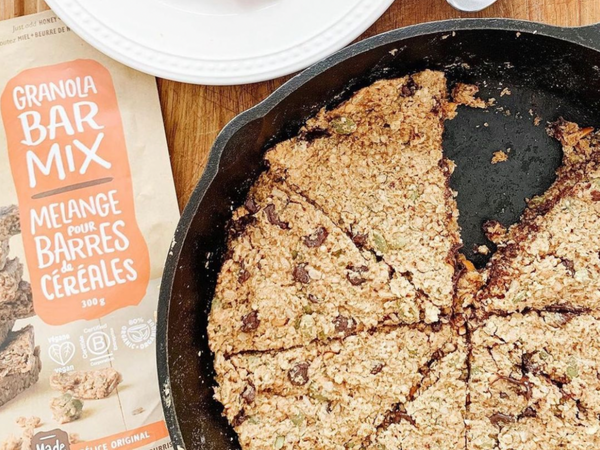 Oatmeal Chocolate Chip Skillet Cookie