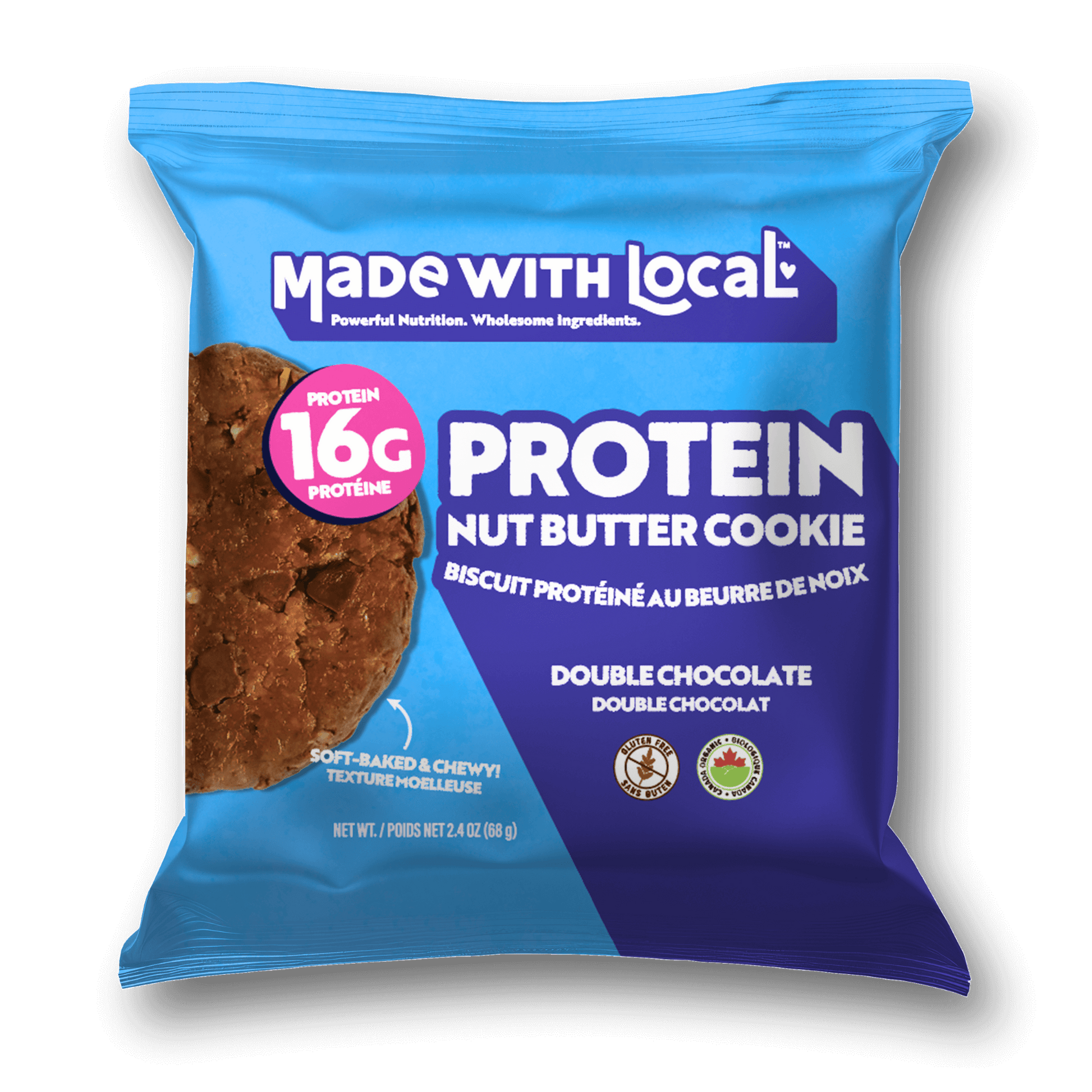 double chocolate protein cookie