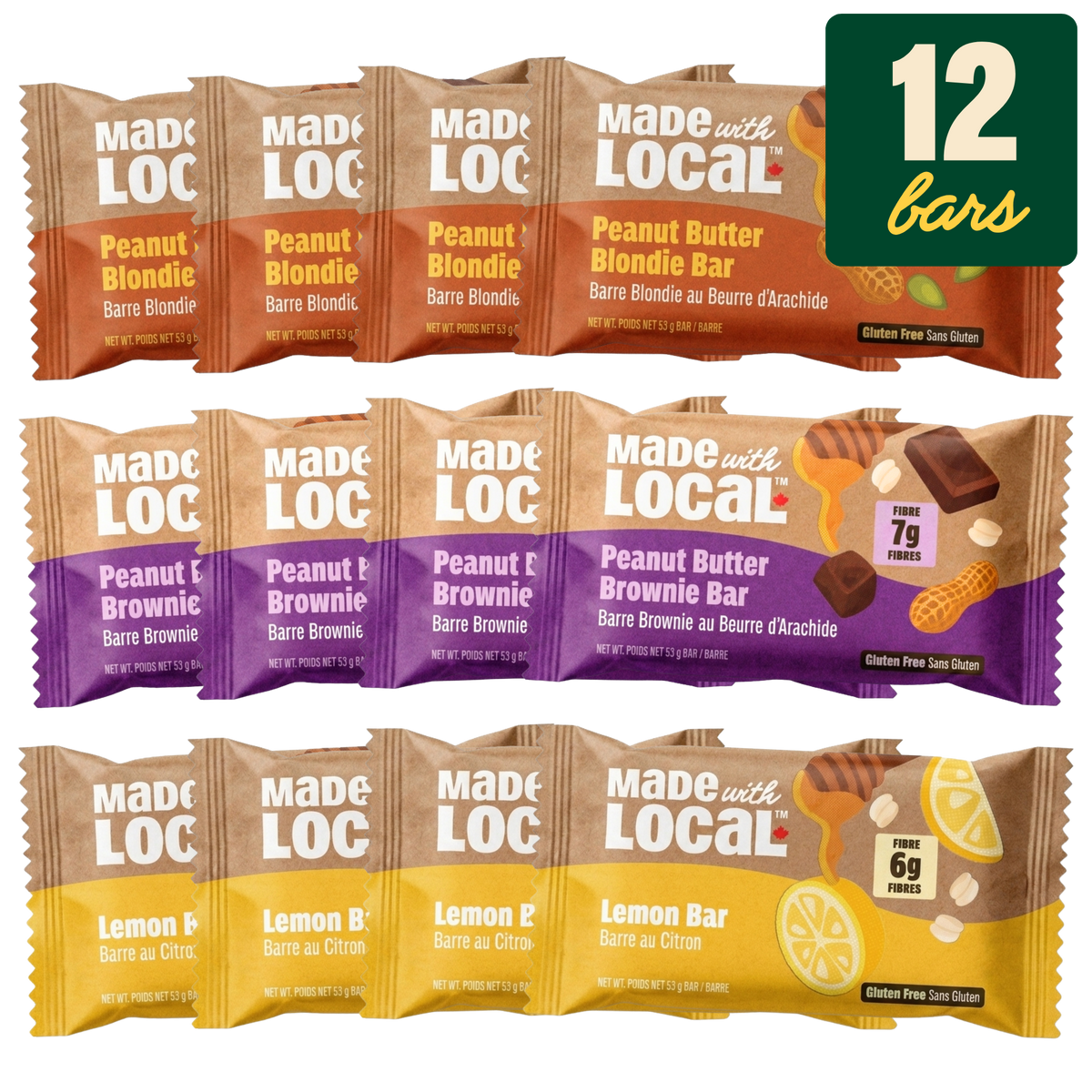 Snack Bar Sampler Box 12-pack